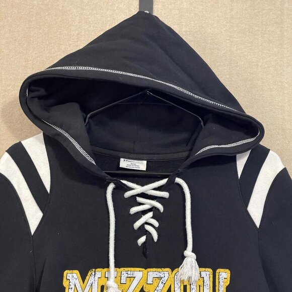 ProEdge Hoodie Women's Medium Black Mizzou Tigers Pockets - Picture 2 of 12